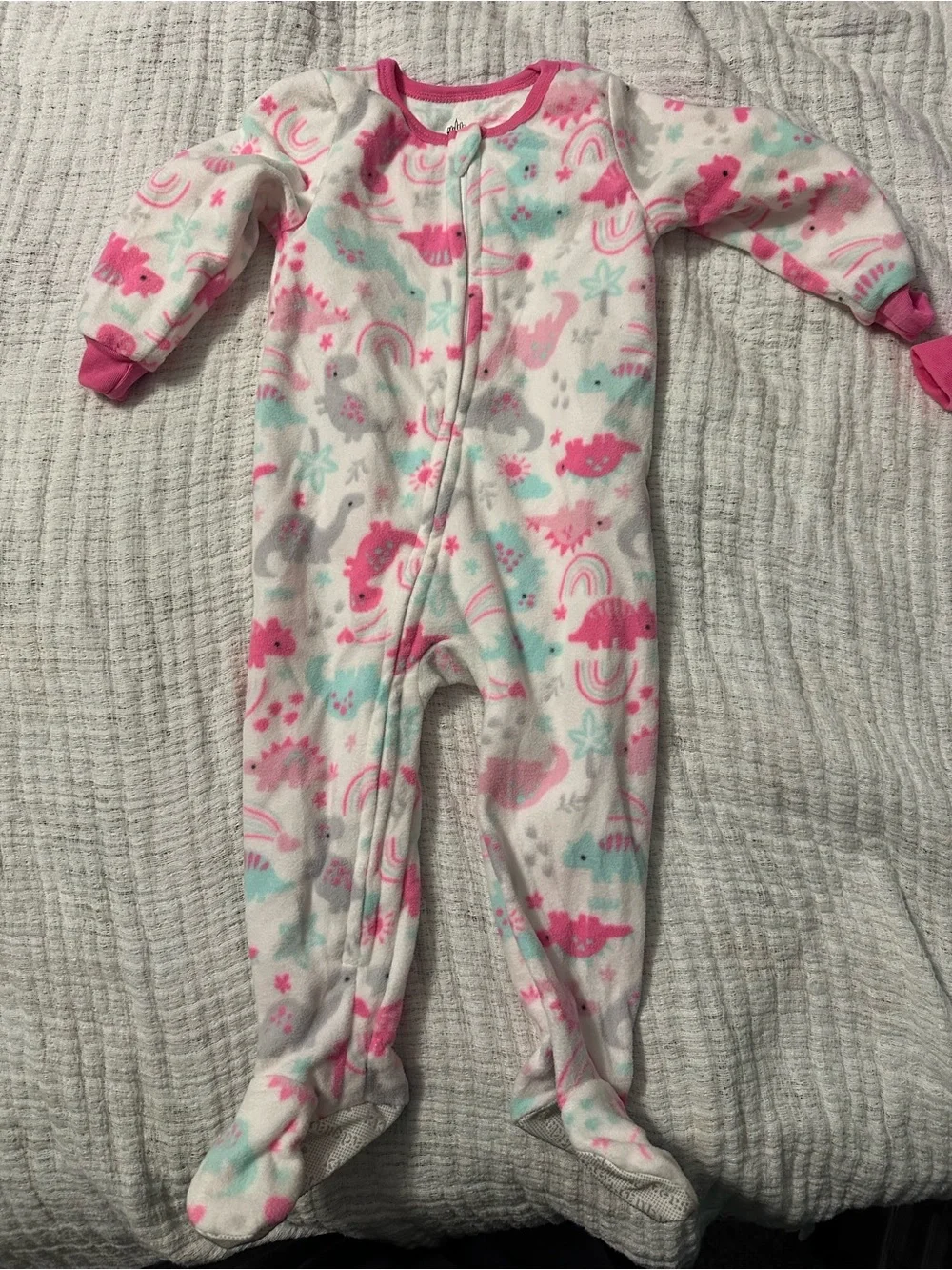 18 Month Footed Pajama Bundle of 6 - Colorful Disney and Carters!